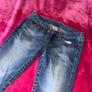 True Religion Dark Blue Flare Jeans